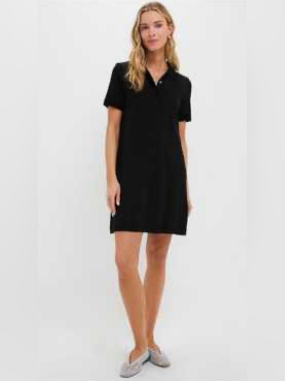 Pomander Place Black Polo Mini Dress